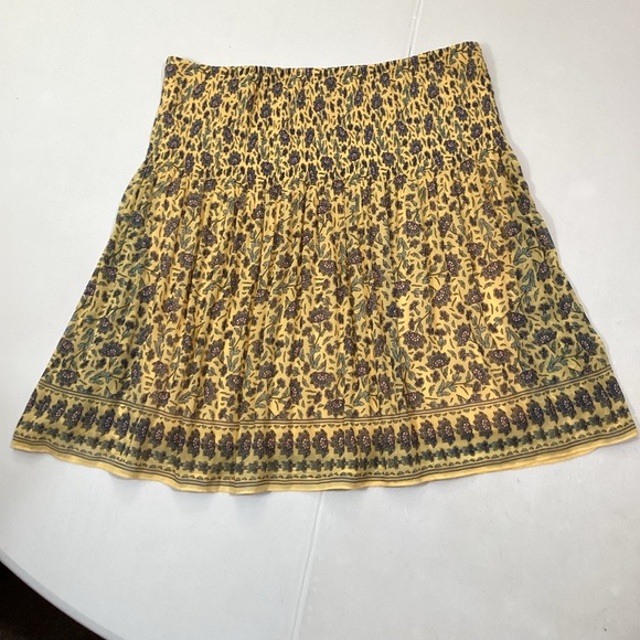 Max Studio Floral Elastic Waist Skirt - Picture 1 of 8